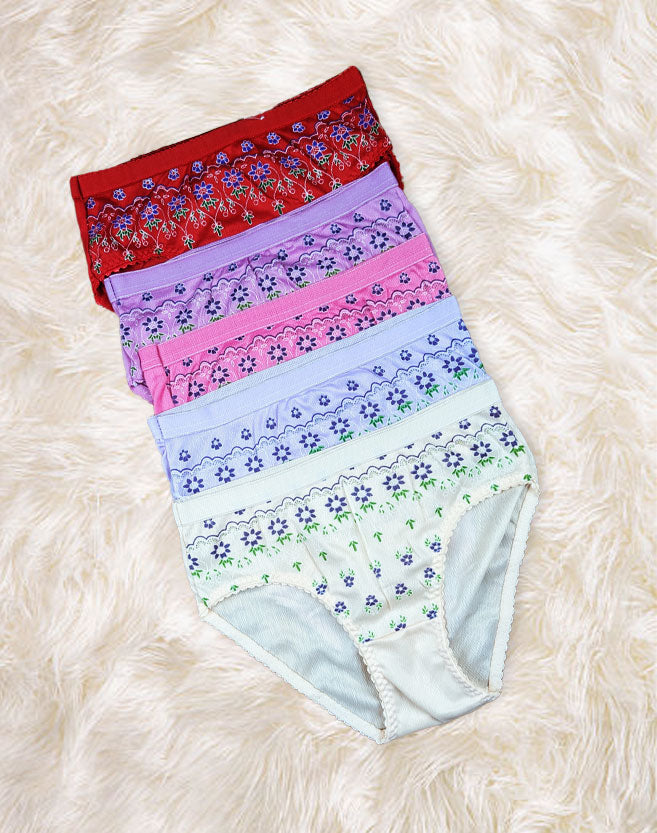 Stretchable Flower Printed panty